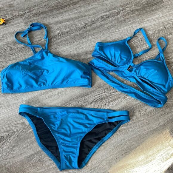 Lord & Taylor Design Lab Three Piece Swim Suit NEW - Picture 1 of 5